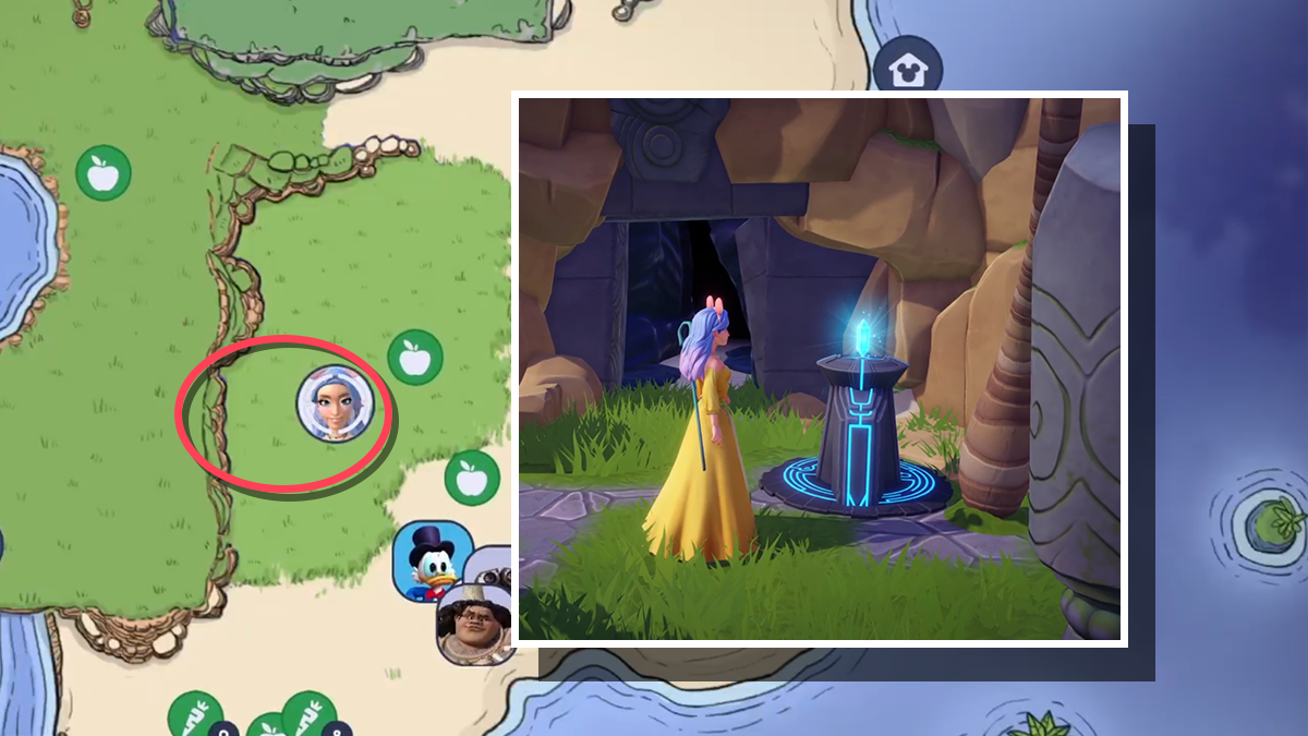 Disney Dreamlight Valley How To Place Ursula's Crystal Key at Dazzle Beach